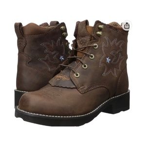 Ariat Probaby Lacer Womens Boot, 8, Driftwood Brown